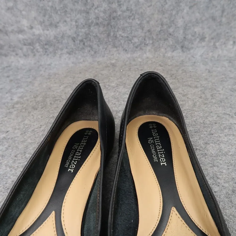 Naturalizer Shoes Womens 8 Ballet Flats Classic Leather N5 Comfort Career Maude